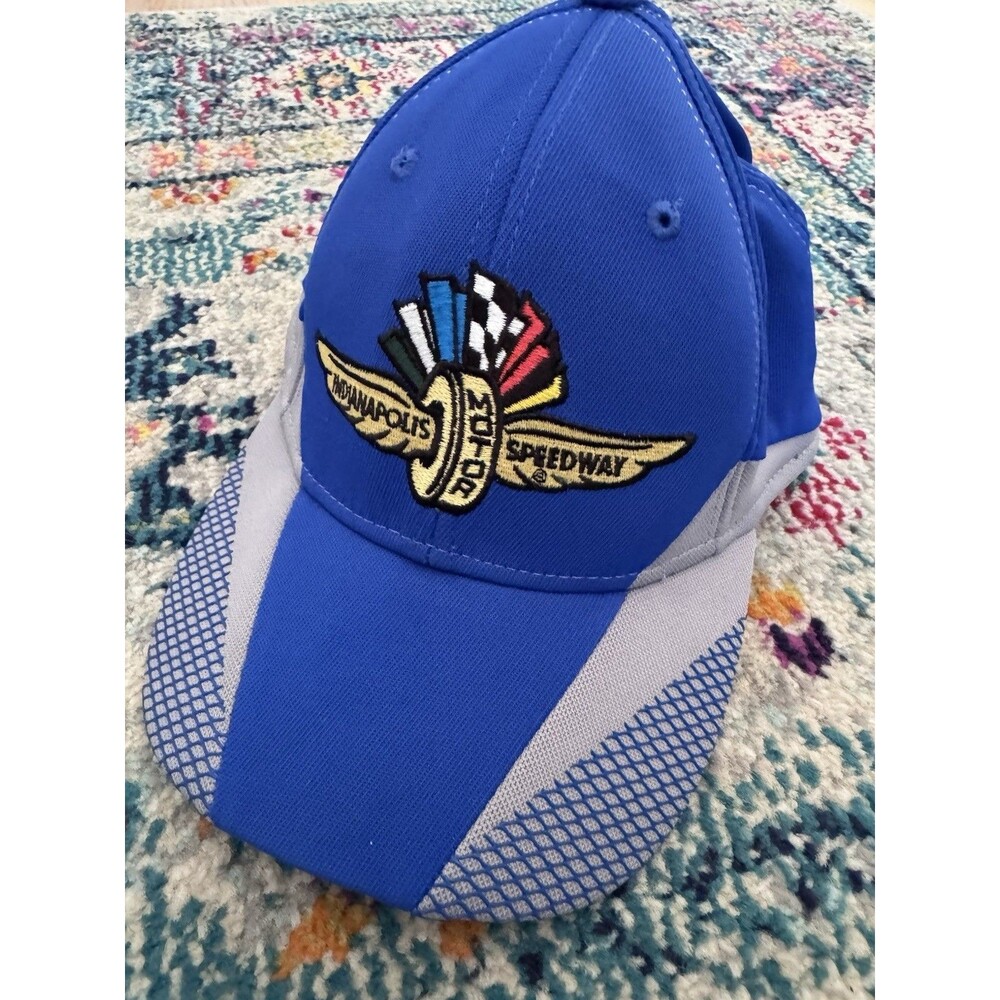 Indianapolis‎ 500 FitMax70 Embroidered Blue Hat L/XL Indy 500 Racing